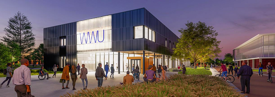 Architect's rendering for the Student Development & Success Center.
